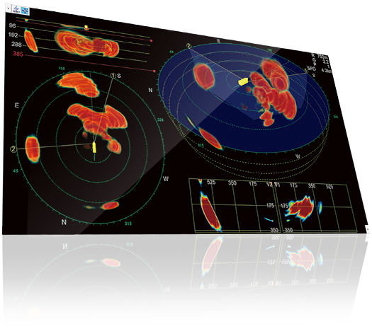 F3D-S – Sonar 3D Multibeam CHIRP untuk Pencarian Ikan Presisi
